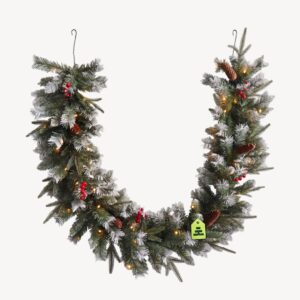 Girlanda Zasnežená Zdobená 50 LED 180 cm