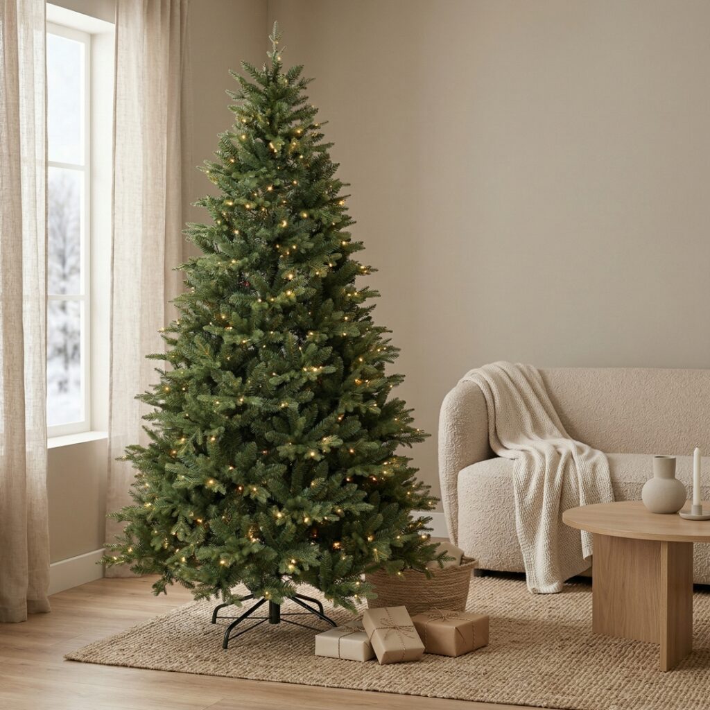 Smrek Prírodný 270 LED 150 cm - produktová galerie