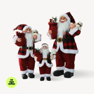 Santa Claus Silver 60 cm