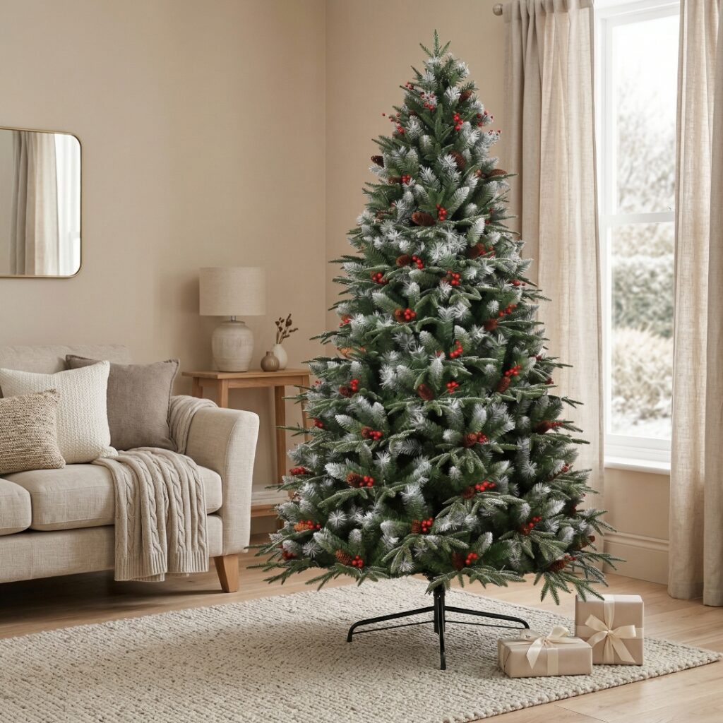 Smrek Zasnežený 510 LED 210 cm - produktová galerie