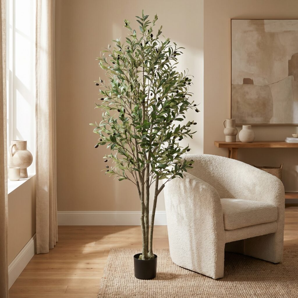 Umelý Olivovník Hnedý 120 cm - produktová galerie